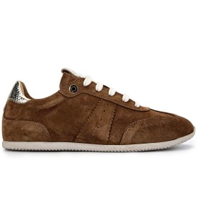 Resim Tamer Tanca Kadın Hakiki Deri Tütün Süet Sneakers & Spor Ayakkabı 