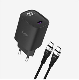Resim Linktech LNG-G847 Premium 30W USB-C Type-C Kablolu Mini Super SI Şarj Aleti 