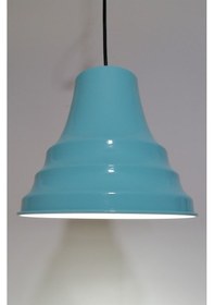 Resim Riolight Retro Turkuaz Içi Beyaz Tekli Metal Sarkıt Çap:23Cm (538286776) 