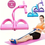 Resim Ev Spor Salonu Direnç Bantları - Elastik Çekme İpi, Kürek ve Fitness Ekipmanları için Çok Fonksiyonlu Yoga Direnç Bandı - Güc ve Esneklik Artırın! Tüm Vücut Antrenmanı, Karın/Korpus/Bacak/Zarfları İnceltmek ve Germe İçin Uygun, Dayanıklı Egzersiz Malzemesi 