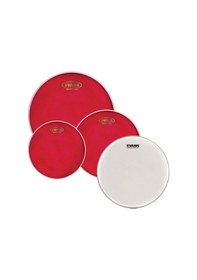 Resim Evans Epp-hruv1-s Hydraulic Red Tom Ve Uv1 Trampet Seti Standart + 14 