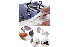 Resim Concept Sızdırmazlık Lavabo Bandı Banyo Mutfak Lavabo Küvet Duş Teknesi Pencere Su Geçirmez Kenar Bandı 3.2 Metre 