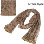 Resim Chaoduo Shop Geman Dijital Tarzı 190*90 cm Eşarp Pamuk Askeri Kamuflaj Taktik Örgü Eşarp Keskin Nişancı Yüz Eşarp Peçe Kamp Avcılık Çok Amaçlı Yürüyüş Eşarp (Yurt Dışından) 