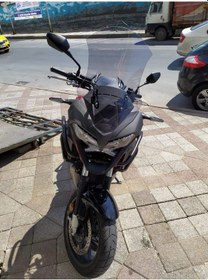 Resim 15-16 Honda Vfr800 Uzun Ön Cam Zeus Açık Füme 56 CM 4 MM Crossrunner 