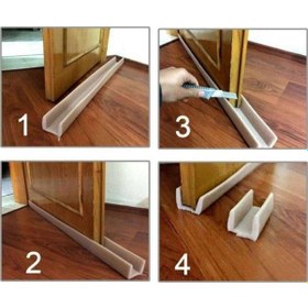 Resim Şeker Portakalım 1 Adet Beyaz Geçmeli Kapı Altı İzolasyon Süngeri 