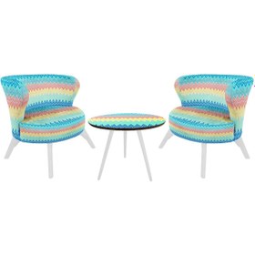 Resim ReHome City Fiskos Set, Çay Seti, Berjer Koltuk Takımı - Mavi 