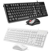 Resim Zgb S500 Kare Tuş Başlığı Kablolu Klavye + Mouse Seti Siyah 