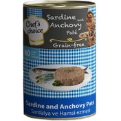 Resim Chefs Choice Pate Sardalya Hamsi Ezme Tahılsız Kedi Konservesi 400 Gr 