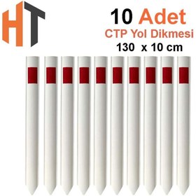 Resim Hayat Trafik Kenar Dikmesi Seti 10 adet (CTP) Beyaz 
