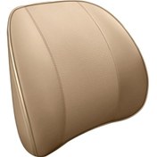 Resim Mufunye Araba Koltuğu İçin Siyah Hafızalı Köpük Bel Desteği - Bel Ve Kalça Ağrılarını Azaltan Ortopedik Yastık 