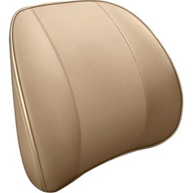 Resim Mufunye Araba Koltuğu İçin Siyah Hafızalı Köpük Bel Desteği - Bel Ve Kalça Ağrılarını Azaltan Ortopedik Yastık 