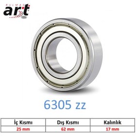 Resim Art 6305 Zz Rulman 25x62x17 