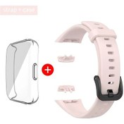 Resim Silikon Kayış Huawei Band 6/6 Pro Kayış Akıllı Saat Ayarlanabilir Bileklik Gül Yeşil For Huawei Band 6 