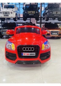 Resim Audi Akülü Araba 0-6 Yaş Kırmızı 