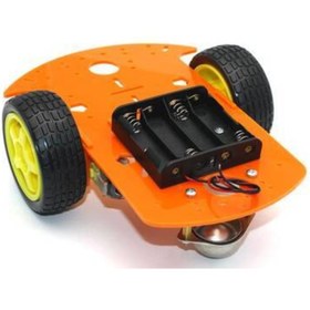 Resim Robotus Turuncu Robomod 2wd Mobil Robot Kiti 