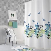 Resim Tropik Spring Banyo Duş Perdesi Tek Kanat 180 x 200 cm 