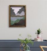 Resim Bk Gift Otel Odası Konseptli Doğal Masif Ahşap Çerçeveli Tablo 45 (551119622) 