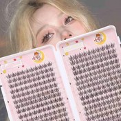 Resim Kendin Yap Kirpik Kitabı - 32. 320 Küme Doğal Tam Kirpikler Büyük Kapasite, Günlük, Paskalya, Kutlama Etkinliği, Günlük Karikatür Kirpik Kullanımı, Seyahat Gerekliliği Kore ve Japon Tarzı 