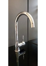 Resim Lates Delta Eviye Mutfak Bataryası Krom 