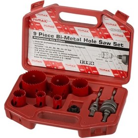 Resim Bi-metal Panç Takımı - 13 Lü Set 19-64 Mm , Ahşap İçin, Çantalı 