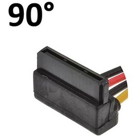 Resim 90° Sata Power Splitter Kablo 2Li - L Model-Sata Çoklayıcı Kablo 