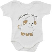 Resim Bebeciti Sema Baby Teyzesi'Nin Kuzusu Kısa Kol Body 3-6 Ay Beyaz 