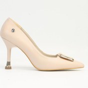 Resim Pierre Cardin Pc-54030 Kadın Krem Topuklu Ayakkabı 001 