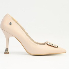 Resim Pierre Cardin Pc-54030 Kadın Krem Topuklu Ayakkabı 001 