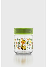 Resim Renga Dolce Desenli 210 Ml Silikon Contalı Cam Mama Kavanozu 222003 Yeşil 