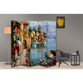 Resim Manzara Temalı Özel Tasarım Paravan Room Divider 180 x 200 cm 