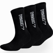 Resim Gymwolves Atlatik Spor Çorap Siyah | 3 Lü Paket | Unisex Çorap | Sock 