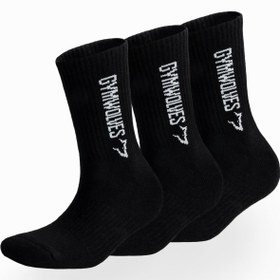 Resim Gymwolves Atlatik Spor Çorap Siyah | 3 Lü Paket | Unisex Çorap | Sock 
