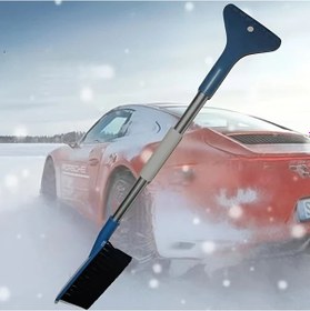 Resim Willowhaven 2si1 Mavi Araç Kar Küreği Ve Buz Kıracağı Kaymaz Tutamaklı Kompakt 