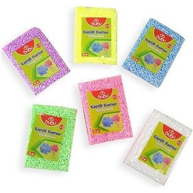 Resim Köpük Hamur 6 Renk 10 G 1 Paket Kurumayan Köpük Oyun Hamuru Hafif Yumuşak Hamur Okul Öncesi Anasınıfı Kreş Etkinlikleri 
