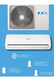Resim Eca Spylos Pro Inverter Split A++ R32 9.000 BTU Klima ESA1509A100 (Montaj Dahil) 