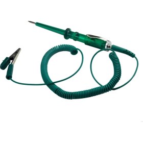 Resim Xiyu Shop Yeşil Stil Yaylı Araba Elektrik Voltaj Test Kalemi Dc 6V 12V 24V Şeffaf Araba Motosiklet Işık Lambası Elektrikçi Test Kalemi (Yurt Dışından) 