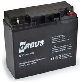 Resim Orbus 12v 18 Ah Akü Kuru Tip (180*76*167) 20 Hr (5 Kg) 