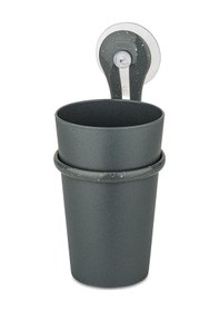 Resim Gri Diş Fırçalık - 300 Ml Siyah 