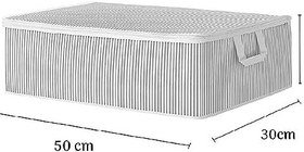 Resim Meleni Home 8nanli Çekyat Baza Tipi Hurç - Baza Altı Büyük Boy Saklama Hurcu 64 x 45 x 22 cm Gri, Meleni Home 