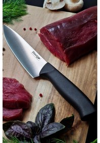 Resim Stevig Solid Şef Bıçağı 17,5 Cm Siyah St-400.001 Siyah 