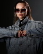 Resim Zevahir Unisex Gri Tasarım Güneş Gözlüğü 