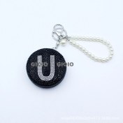 Resim Silver1 Gıoıo Yeni Mini Taşınabilir Kozmetik Ayna Kolye Anahtarlık Çanta Aksesuarları Kolye Dıy Anahtarlık (Yurt Dışından) 