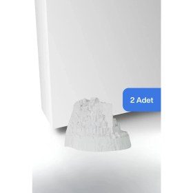 Resim Evene Kapı Stoperi Beyaz Renk Dekoratif Kapı Tutucu Durdurucu 2 Adet Model 8 