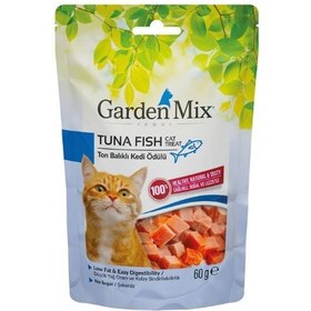 Resim Garden Mix Ton Balıklı Düşük Yağlı Şekersiz Kedi Ödül Maması 1 Adet 60 Gr 