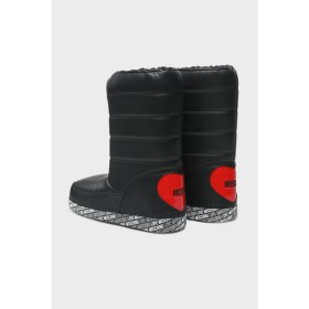 Resim Love Moschino Suya Dayanıklı Logolu Büzgülü Kar Botu Bayan Kar Botu JA24162G1HIT400B 