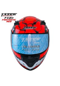 Resim Forza Fx Red Fantastic Full Face Kapalı Güneş Vizörlü Gözlüklü Motorsiklet Kaskı Kırmızı 