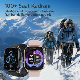 Resim Bix SW03 2.01” Tft Geniş Ekran, Spor Sağlık Takibi ve Bluetooth 5.2 Telefon Görüşme Özellikli IP67 Suya Dayanıklı Ios & Android Uyumlu Akıllı Saat 