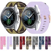Resim Sones Samsung Galaxy Watch Uyumlu3 45mm 22mm Naylon Dokuma Watch Band 