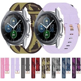 Resim Sones Samsung Galaxy Watch Uyumlu3 45mm 22mm Naylon Dokuma Watch Band 