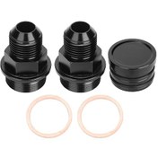 Resim Xiyyadms Honda B16 B18c Motoru İçin Arka Blok Havalandırma Aksesuarı - M28-10an Cnc Alüminyum Filtre Takımı Siyah 